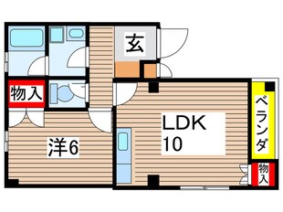 アルファ武庫之荘の物件間取画像